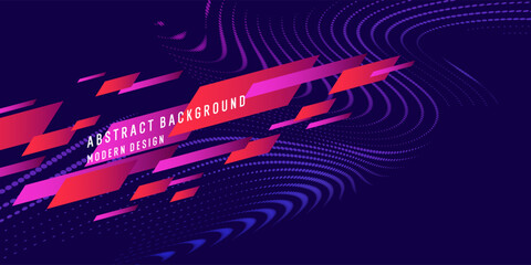 Poster - Modern colored poster for sports. Illustration suitable for design