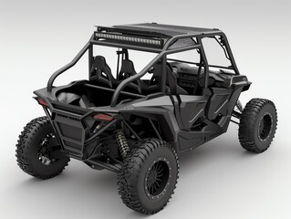 A detailed 3D render of a UTV rear door cover