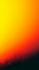 Wall Mural - Abstract gradient background with yellow to red, orange, and black.