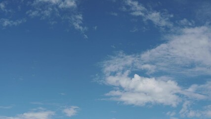 blue sky with clouds 01 - normal speed