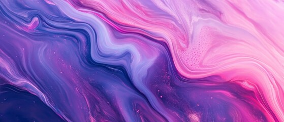 Aufkleber - Abstract Purple and Pink Fluid Gradient Pattern for Versatile Design