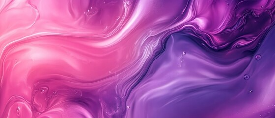 Aufkleber - Abstract Purple and Pink Fluid Gradient Pattern for Versatile Design