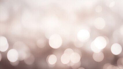 Wall Mural - Brown silver and white abstract blur bokeh background