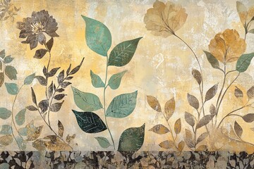 Wall Mural - Garden Whimsy