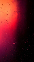 Wall Mural - Abstract red and black background with a gradient and tiny red particles.