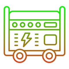 Wall Mural - Electric Generator Icon