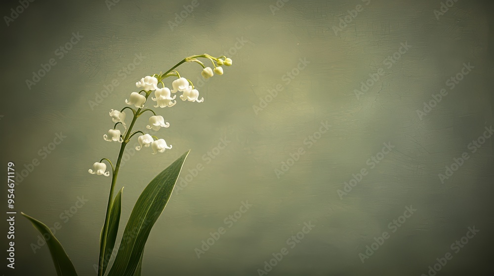 Beautiful Lily of the Valley Plant Wallpaper. A small, delicate Lily of ...