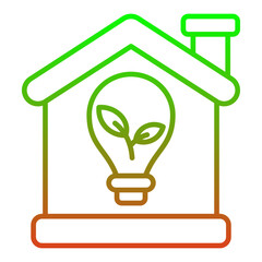 Sticker - Eco Home Icon