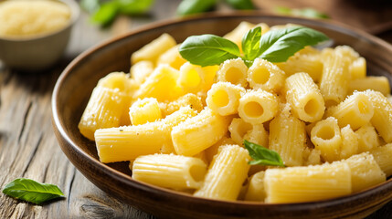 Poster - pasta with pesto sauce