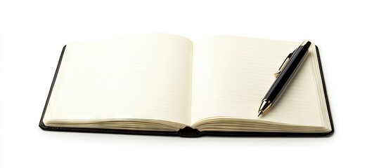 Poster - diary set against a white background. with copy space image. Place for adding text or design