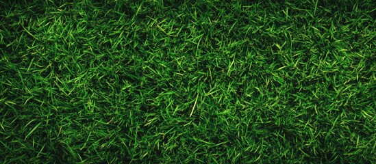 Image of a square background featuring green grass. with copy space image. Place for adding text or design