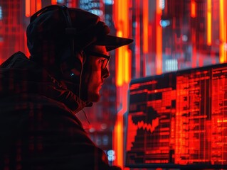 Poster - Hacker in the Red Light.