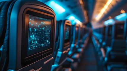 Poster - cutting edge iot driven inflight entertainment and connectivity solutions elevating passenger experi