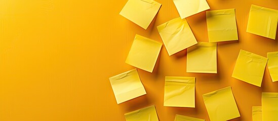 Poster - Business reminder bulletin background featuring a sticky note pad with copyspace