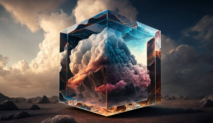 Poster - cloud computing technology concept
