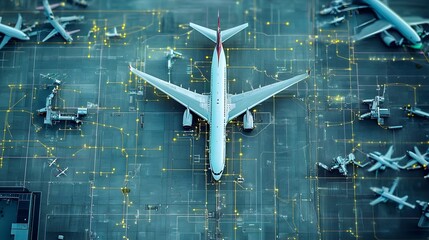 Poster - iot powered flight data monitoring system that tracks and optimizes flight routes and fuel efficienc