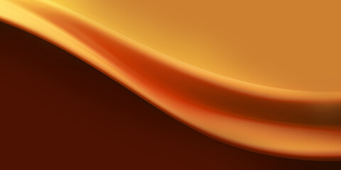 Aufkleber - abstract background. yellow curve with science and innovation technology concept. liquid, chemical, 
