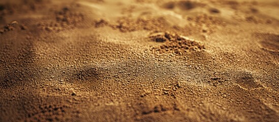Aufkleber - Dirty wet sand creates a grunge horizontal shabby background in close up The image of the sand pattern is blurred This forms an abstract nature background. with copy space image