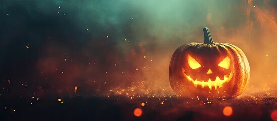 Poster - Halloween festive background. with copy space image. Place for adding text or design