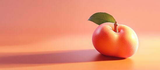 Apricot. with copy space image. Place for adding text or design