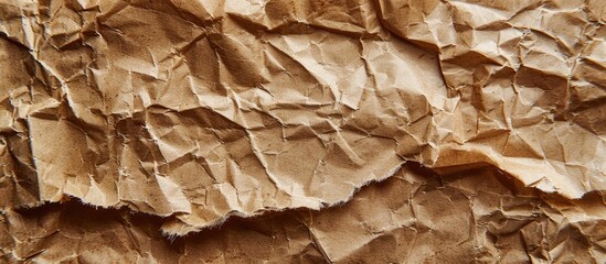 Aufkleber - Brown Kraft paper texture pattern serves as an abstract background that can be used for wallpaper letter cards postcards and reminder notes providing copy space for text