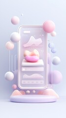 Poster - Interactive webpage design with hover effects and transitions, engaging user interface, modern web aesthetics.