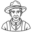 © Gleb - cartoon vector illustration of farmer