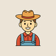 © Gleb - cartoon vector illustration of farmer