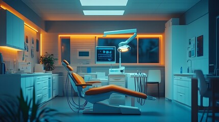 Poster - a state of the art iot enhanced dental office showcasing innovative smart patient management systems