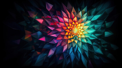 Wall Mural - Abstract colorful background