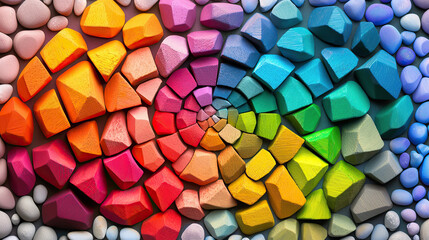 Wall Mural - Abstract colorful background