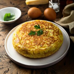 Tortilla, Potato Omelet, spanish food