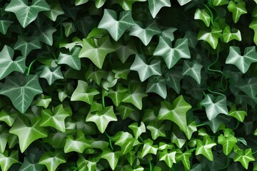 Wall Mural - High-Quality 3D Illustration of Hedera Helix Ivy for Organic Gardening Ideas