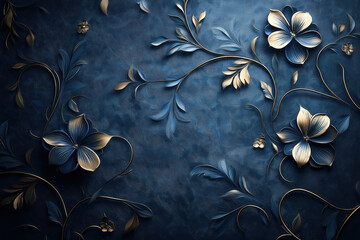 Canvas Print - Brocade Background