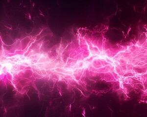 Poster - pink electric background