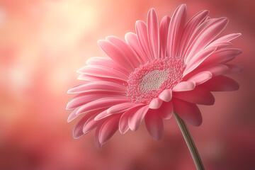 Sticker - Hot Pink Flower Background