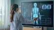 © Media Srock - Medical Professional Examining Digital Human Body Scan