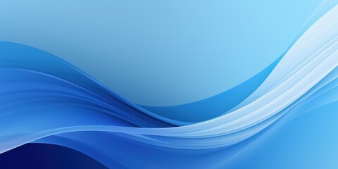 Sticker - Abstract Blue Waves Background