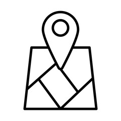 Sticker - Maps line icon