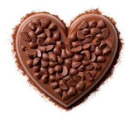 Sticker - PNG  Chocolate dessert heart food.