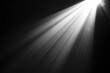 © Dzikrul Husnani - Sun Light Overlay. Sun rays overlay. Sun rays light isolated on black background, overlay design. transparent sunlight special lens light effect. abstract lens flare light over black background , ai