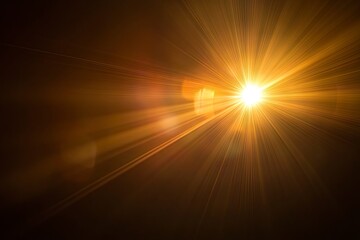 Sun Light Overlay. Sun rays overlay. Sun rays light isolated on black background, overlay design. transparent sunlight special lens light effect. abstract lens flare light over black background , ai