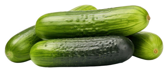 Sticker - PNG Five cucumbers vegetable plant food.