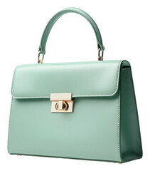 Poster - Handbag purse turquoise accessory.