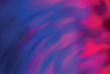 Poster - Dark Purple, Pink vector blurred template.