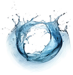 Sticker - PNG  Dynamic water splash circle