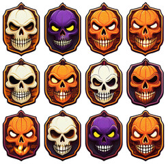Wall Mural - Halloween stickers