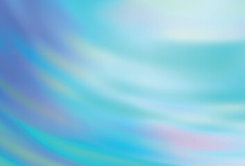 Poster - Light Green vector blurred bright pattern.