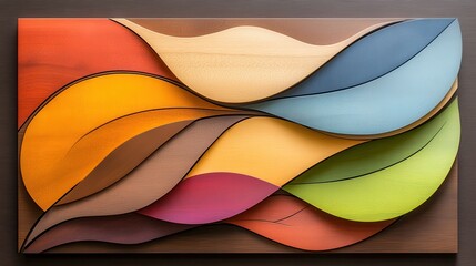 Wall Mural - Abstract Colorful Geometric Pattern Design