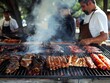 © YiXiong - shish kebab on the barbecue